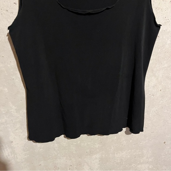 Linda Lundstrom Black Tank Top Women’s Size 8 Scoop Neck - Picture 3 of 7